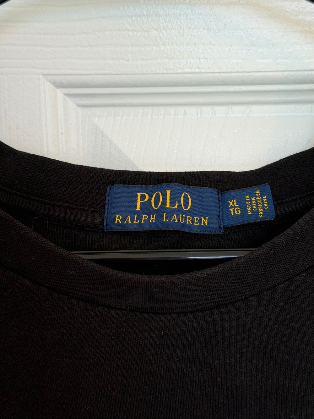 Ralph Lauren Black Crewneck Sweatshirt with Skiing Bear Graphic - Picture 4 of 6